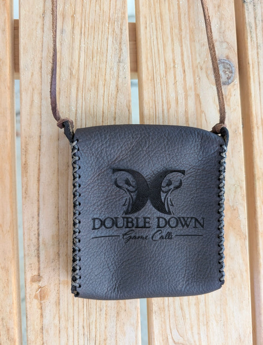 Leather pot call pouch
